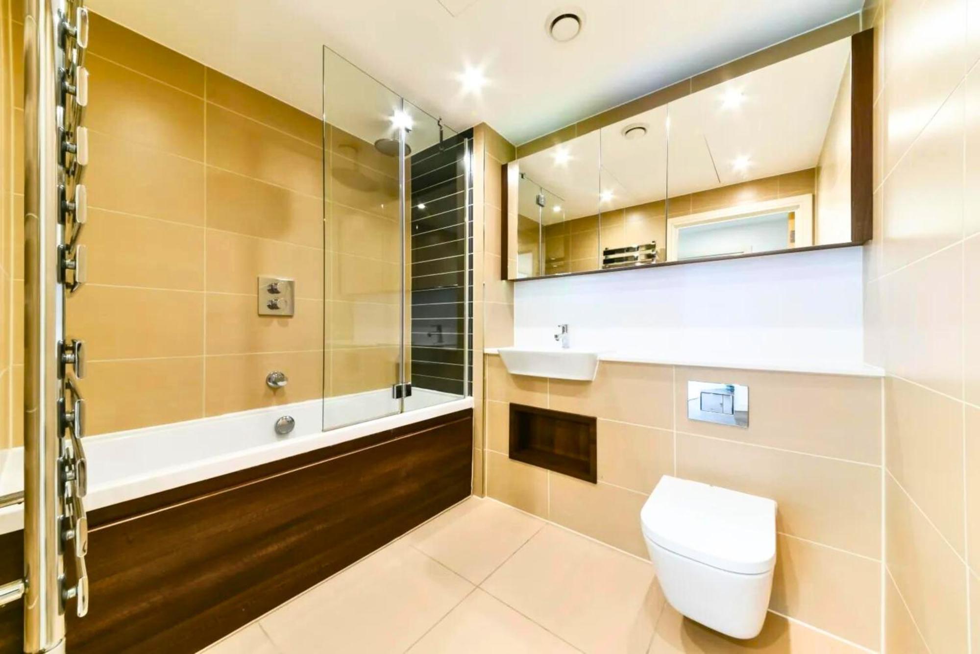 Tower Bridge - Balcony - Ac - Heated Floor - Fast Wifi - Luxurylondonstays Apartament *